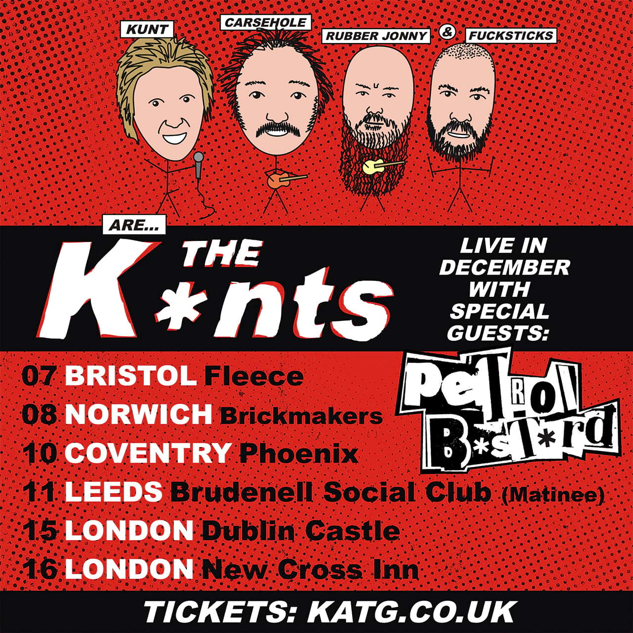 The Kunts Tour Dates Poster